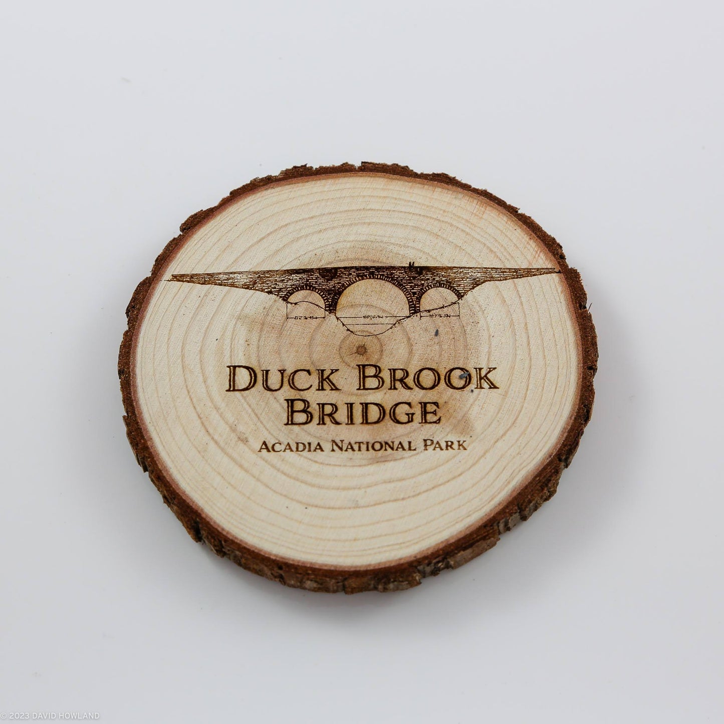 Duck Brook Bridge Acadia National Park Coaster