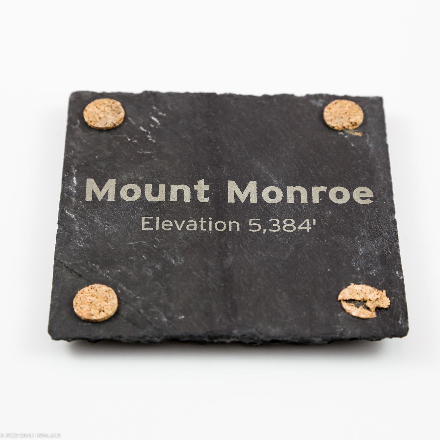 Mount Monroe Topographic Map Slate Coaster