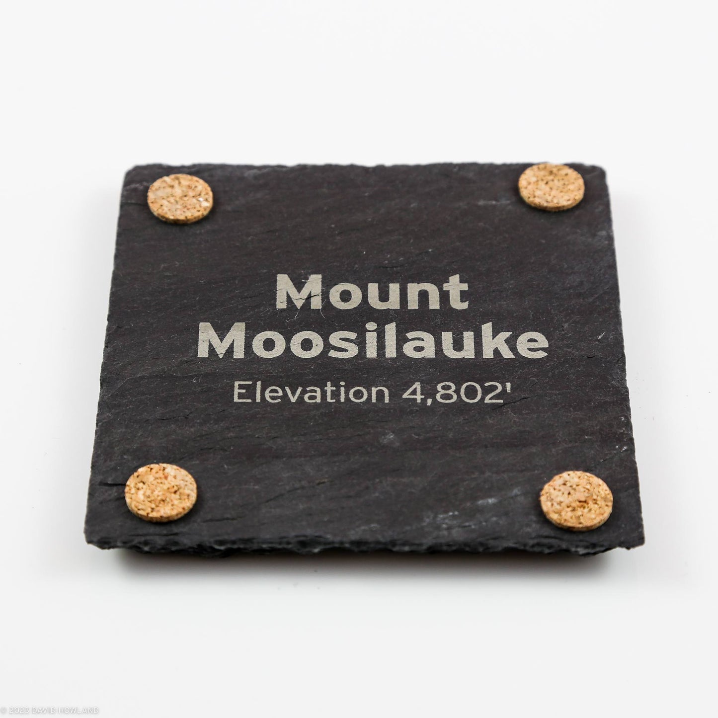 Mount Moosilauke Topographic Map Slate Coaster