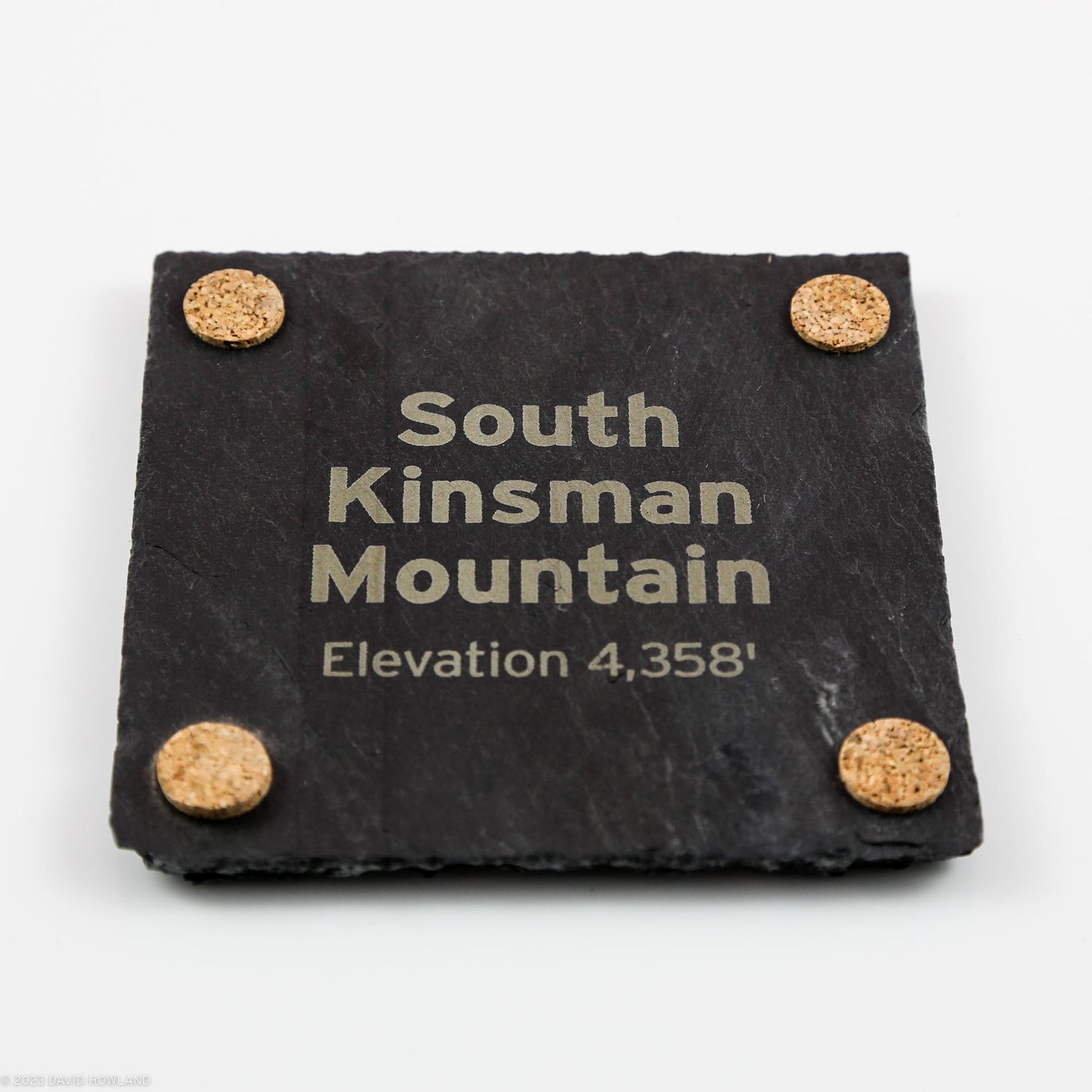 South Kinsman Mountain Topographic Map Slate Coaster