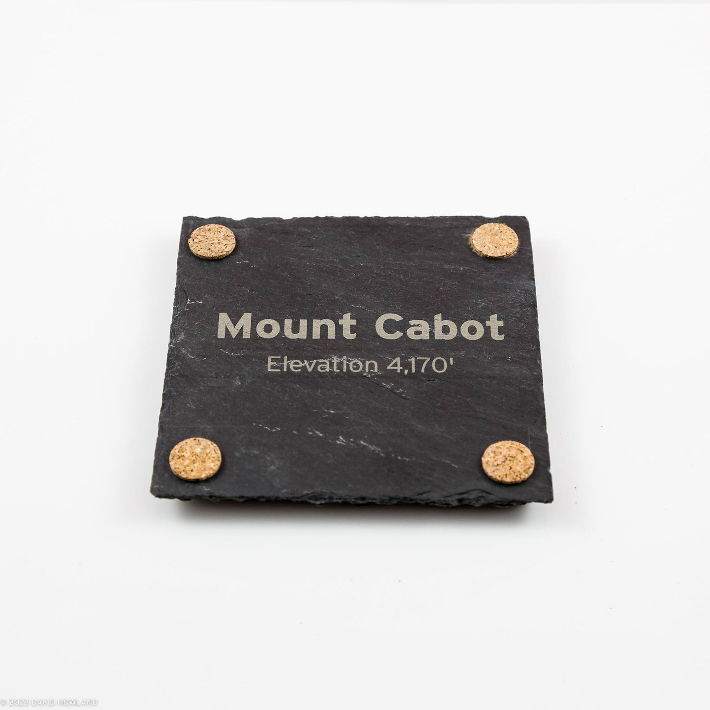 Mount Cabot Topographic Map Slate Coaster