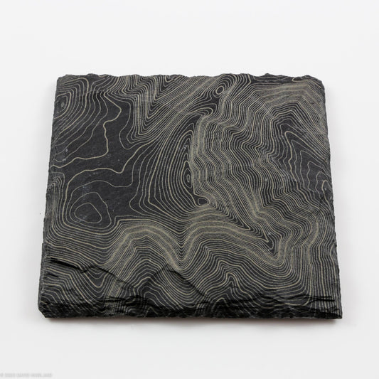Mount Whiteface Topographic Map Slate Coaster