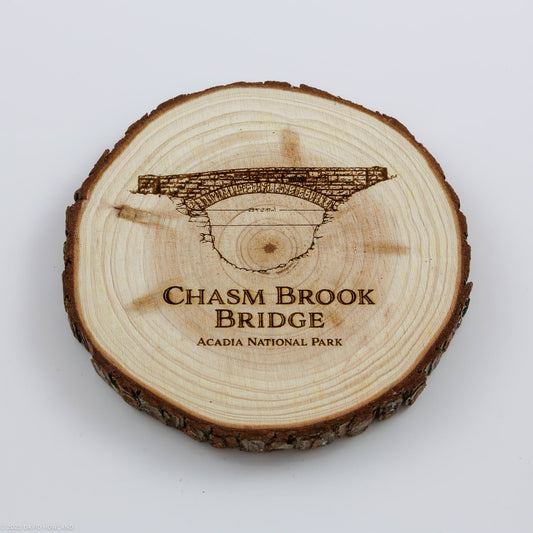Chasm Brook Bridge Acadia National Park Coaster